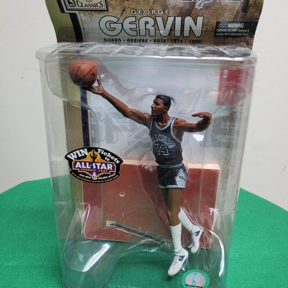 McFarlane GEORGE GERVIN San Antonio Spurs - Picture 2 of 3